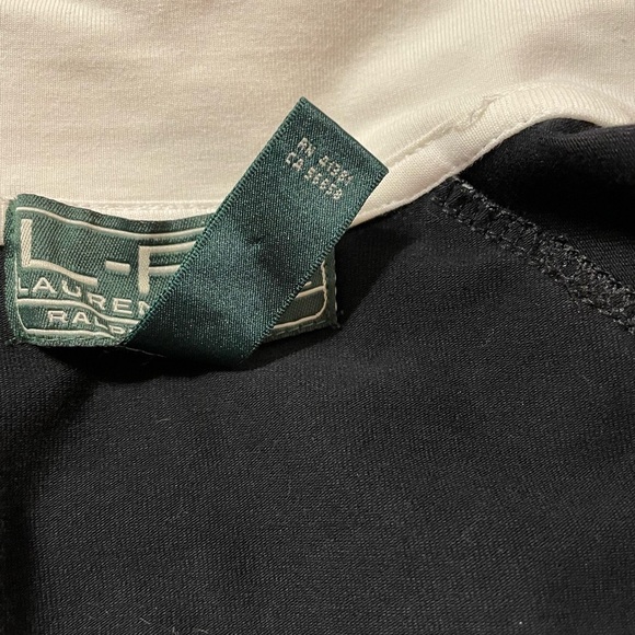 Lauren Ralph Lauren Activewear Full Zip Black Sweatshirt Jacket Long Sleeves L - Picture 7 of 10